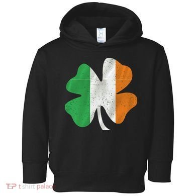 Vintage Irish Cover Ireland Flag Toddler Hoodie