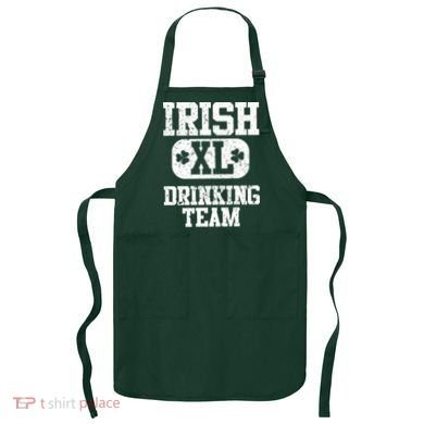 Vintage Irish Drinking Team  Apron
