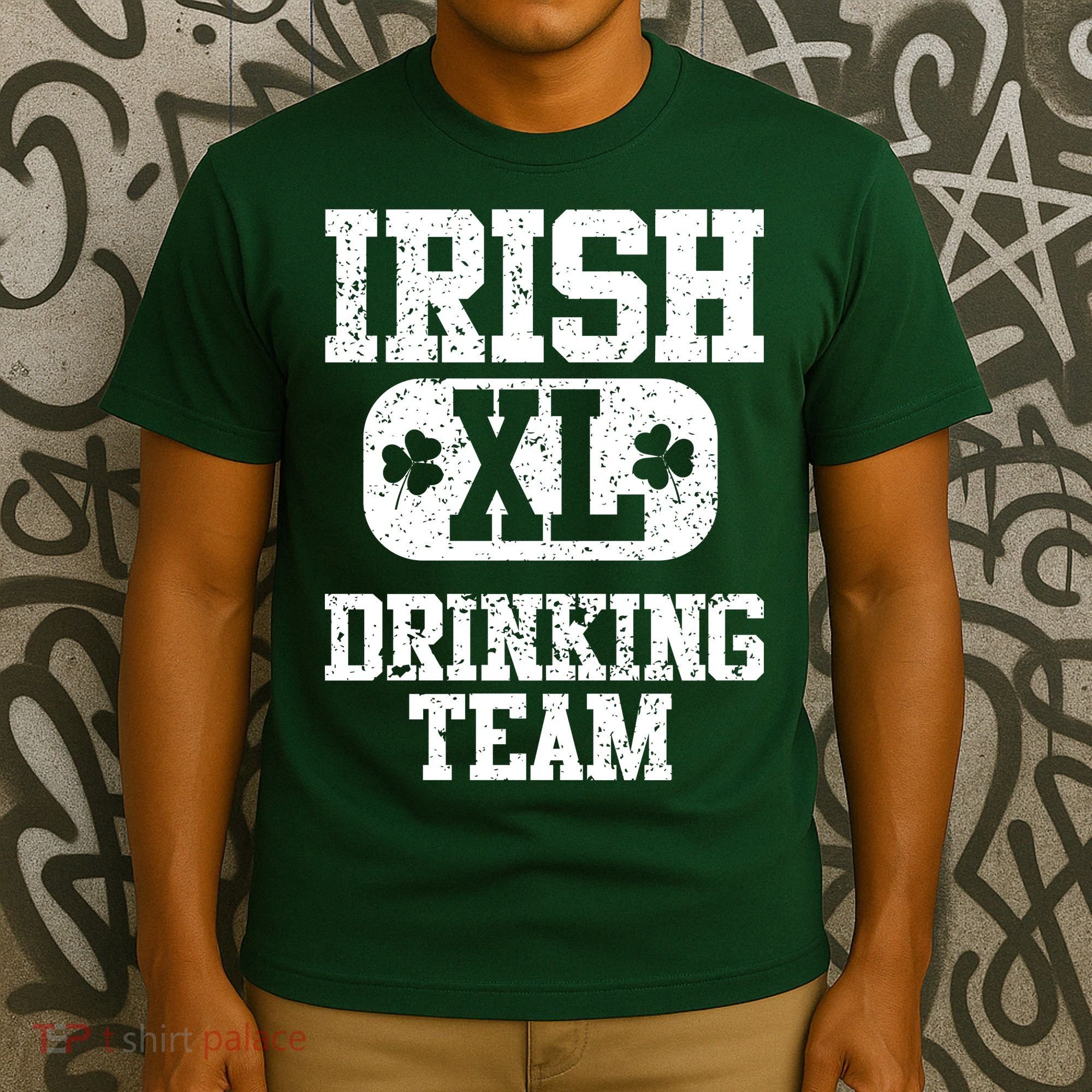 Vintage Irish Drinking Team  T-Shirt