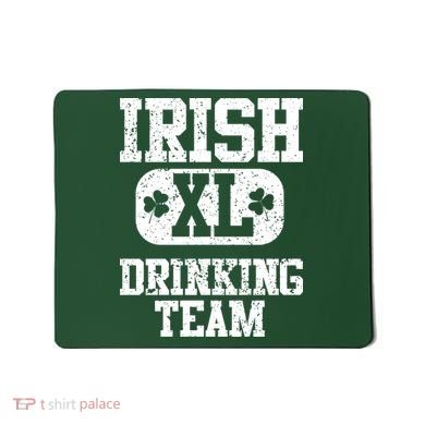 Vintage Irish Drinking Team  Mousepad