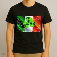 Vintage Irish Flag of Ireland Clover St. Patrick's Day T-Shirt thumb 3
