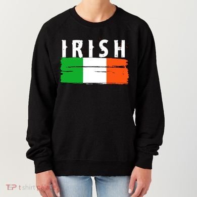 Vintage Irish Ireland Flag Women's Sweatshirt