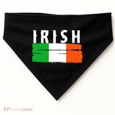 Vintage Irish Ireland Flag USA-Made Doggie Bandana