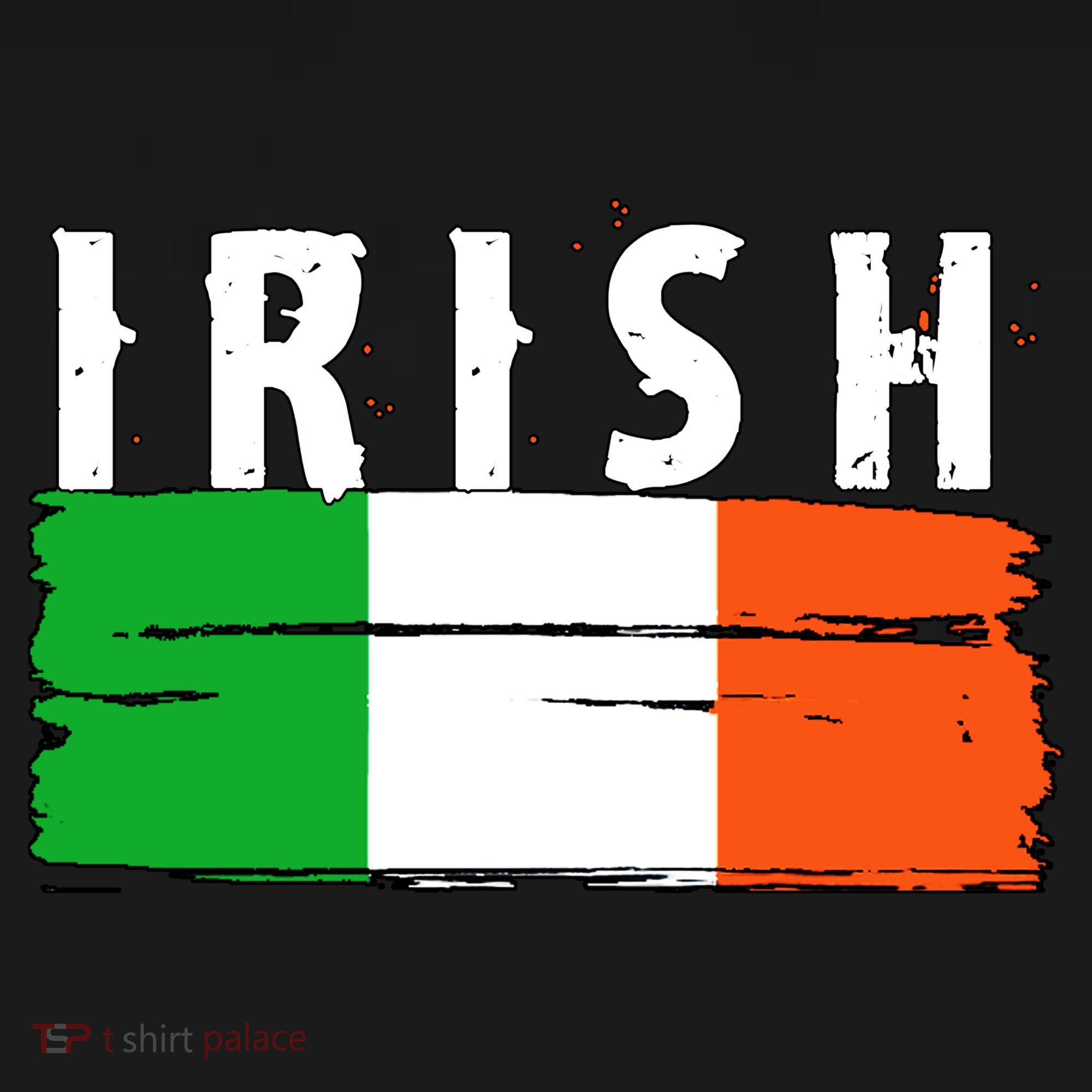 Vintage Irish Ireland Flag T-Shirt