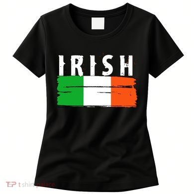 Vintage Irish Ireland Flag Women's T-Shirt
