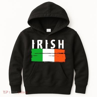 Vintage Irish Ireland Flag Kids Hoodie