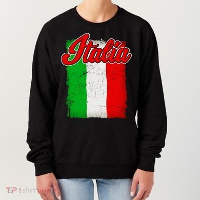 Vintage Italia Flag Women's Sweatshirt