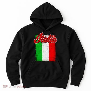 Vintage Italia Flag Hoodie