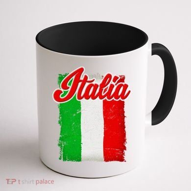 Vintage Italia Flag Coffee Mug back