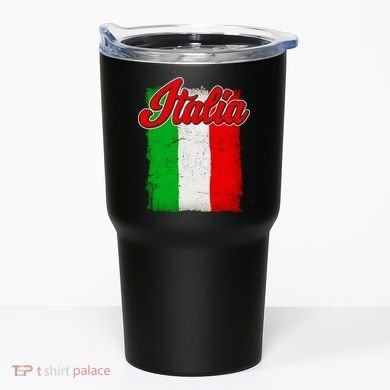 Vintage Italia Flag Tumbler