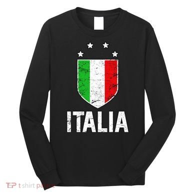 Vintage Italia Shield Crest Long Sleeve Shirt