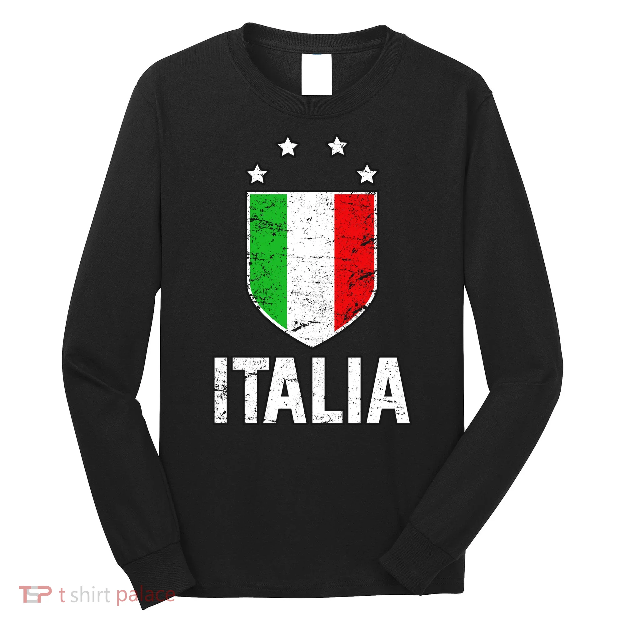 Vintage Italia Shield Crest Long Sleeve Shirt