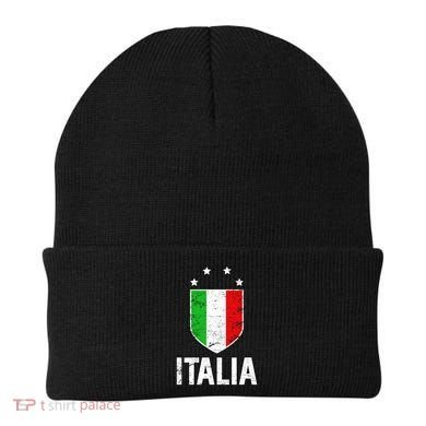 Vintage Italia Shield Crest Beanie