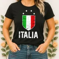 Vintage Italia Shield Crest Women's T-Shirt thumb 2