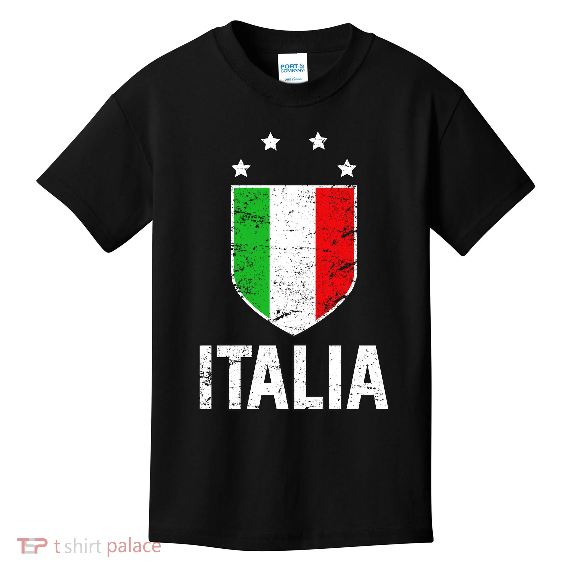 Vintage Italia Shield Crest Kids T-Shirt