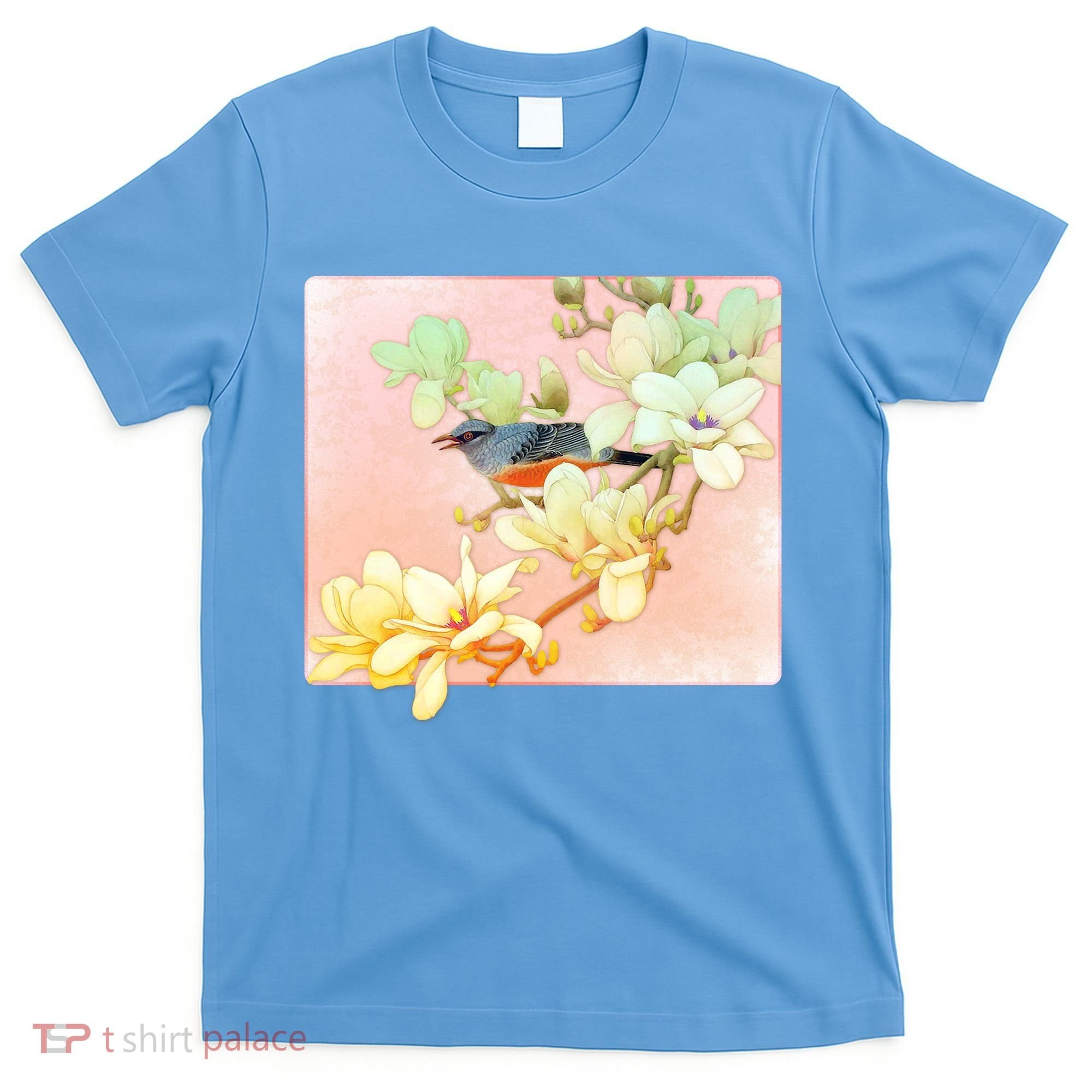 Vintage Japanese Bird Flowers  T-Shirt