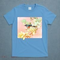 Vintage Japanese Bird Flowers  T-Shirt thumb 4