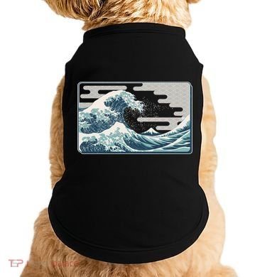 Vintage Japanese Great Wave Doggie Tank
