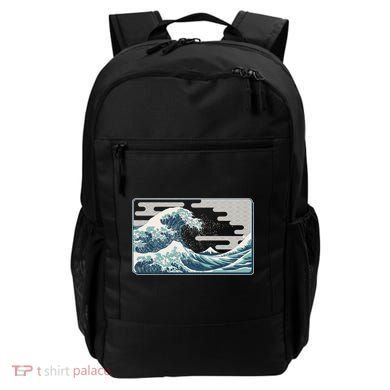 Vintage Japanese Great Wave Backpack