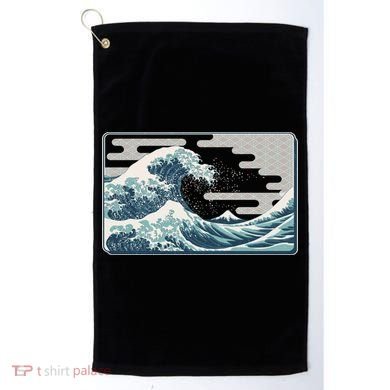 Vintage Japanese Great Wave Golf Towel