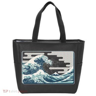 Vintage Japanese Great Wave Tote Bag