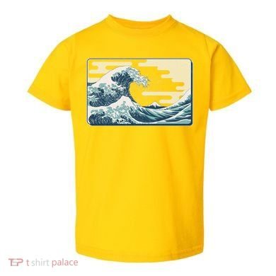 Vintage Japanese Great Wave Toddler T-Shirt