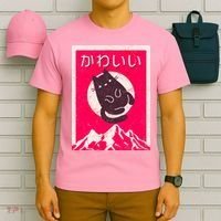 Vintage Japanese Kawaii Cute Cat T-Shirt thumb 6