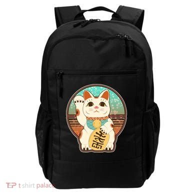 Vintage Japanese Maneki Neko Lucky Cat Backpack