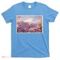 Vintage Japanese Mt. Fuji & Cherry Blossoms T-Shirt thumb 0