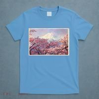Vintage Japanese Mt. Fuji & Cherry Blossoms T-Shirt thumb 4