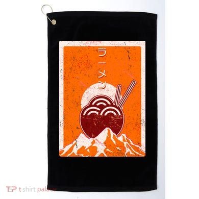Vintage Japanese Ramen Bowl Golf Towel