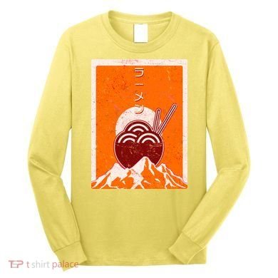 Vintage Japanese Ramen Bowl Long Sleeve Shirt