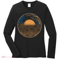 Vintage Japanese Sun Waves Emblem Women's Long Sleeve Shirt thumb 0