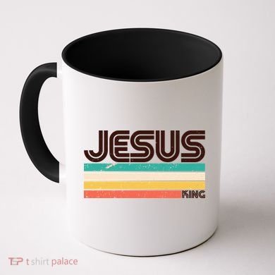 Vintage Jesus King Coffee Mug