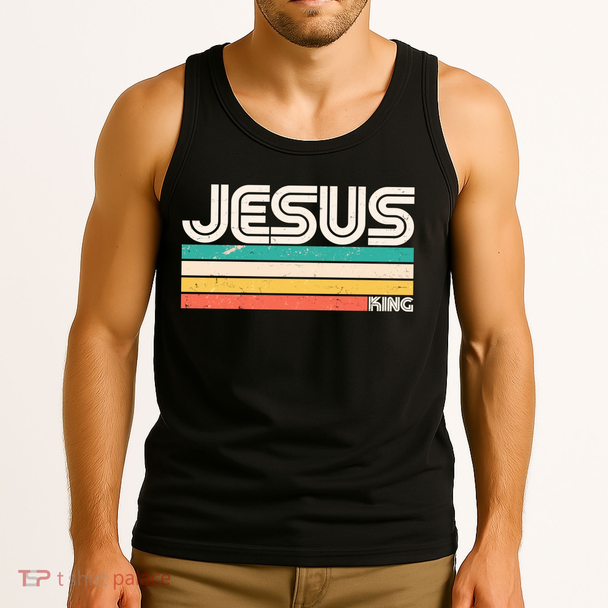 Vintage Jesus King Tank Top