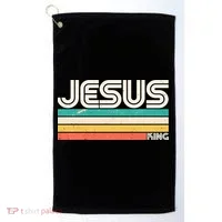 Vintage Jesus King Golf Towel thumb 0