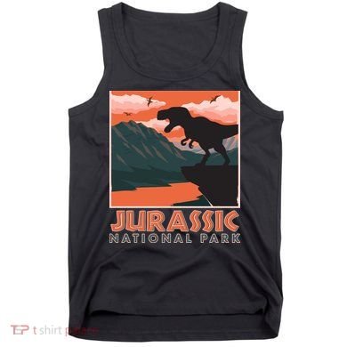 Vintage Jurassic National Park Poster Tank Top
