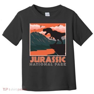 Vintage Jurassic National Park Poster Toddler T-Shirt