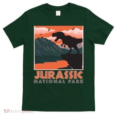 Vintage Jurassic National Park Poster T-Shirt