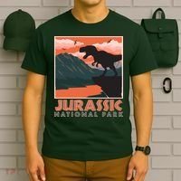 Vintage Jurassic National Park Poster T-Shirt thumb 6
