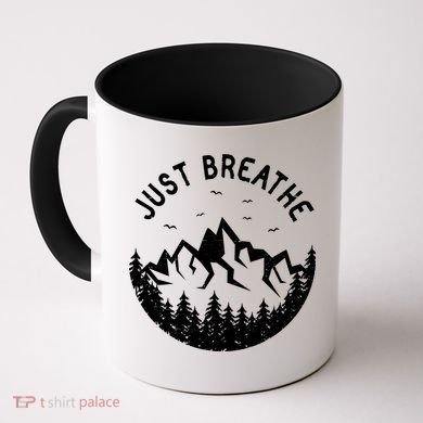 Vintage Just Breathe Nature Adventure Coffee Mug