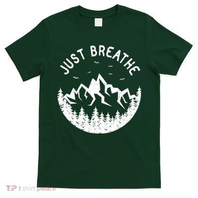 Vintage Just Breathe Nature Adventure T-Shirt