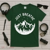 Vintage Just Breathe Nature Adventure T-Shirt thumb 5