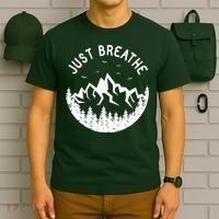 Vintage Just Breathe Nature Adventure T-Shirt thumb 6