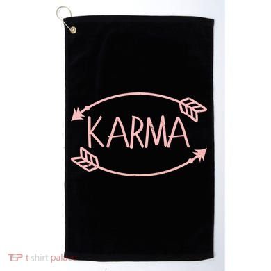 Vintage Karma Arrows Golf Towel