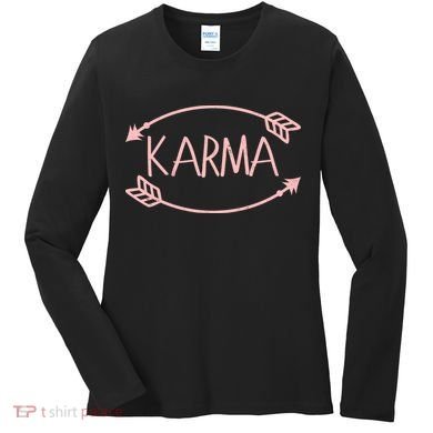 Vintage Karma Arrows Women's Long Sleeve Shirt