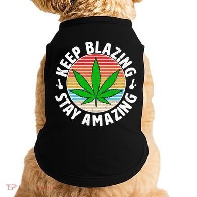 Vintage Keep Blazing Stay Amazing Doggie Tank