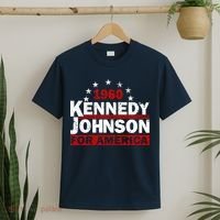 Vintage Kennedy Johnson 1960 For America T-Shirt thumb 2