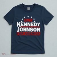 Vintage Kennedy Johnson 1960 For America T-Shirt thumb 5