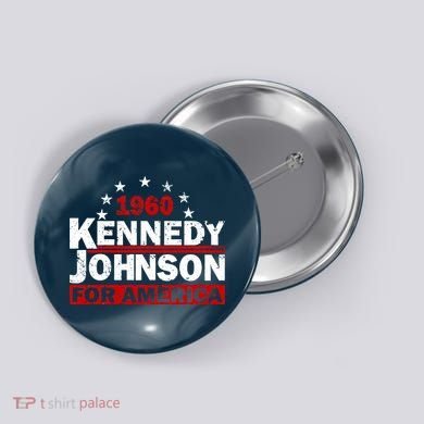 Vintage Kennedy Johnson 1960 For America Button